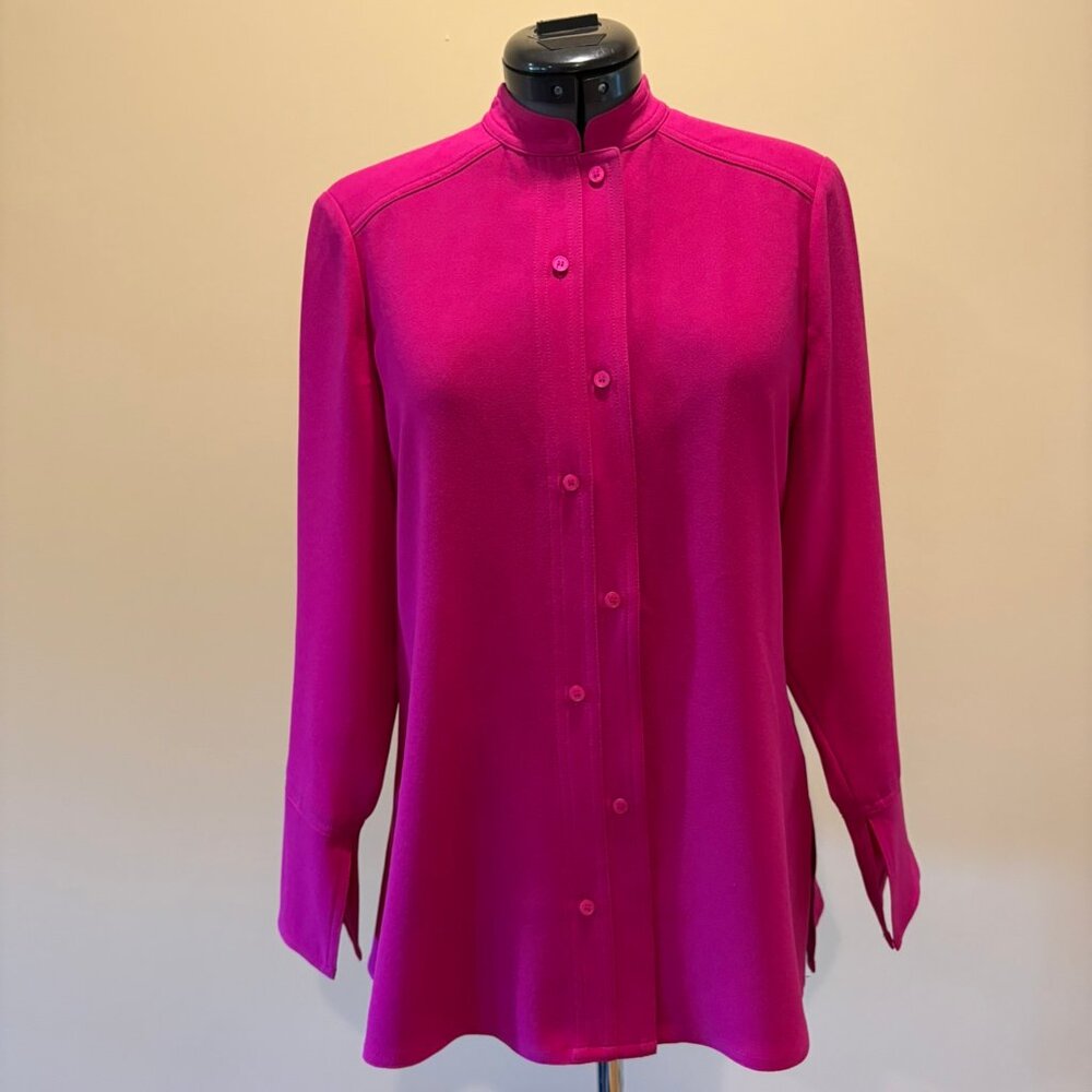 Carlisle fuscia tunic blouse size 0